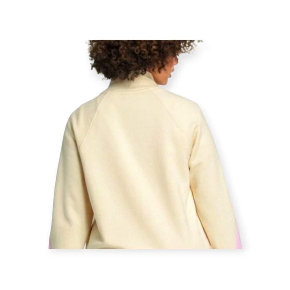 LEGO x Target Womens Track Jacket Medium Pink Red Cream Colorblock Zip Retro Fit - Picture 2 of 12